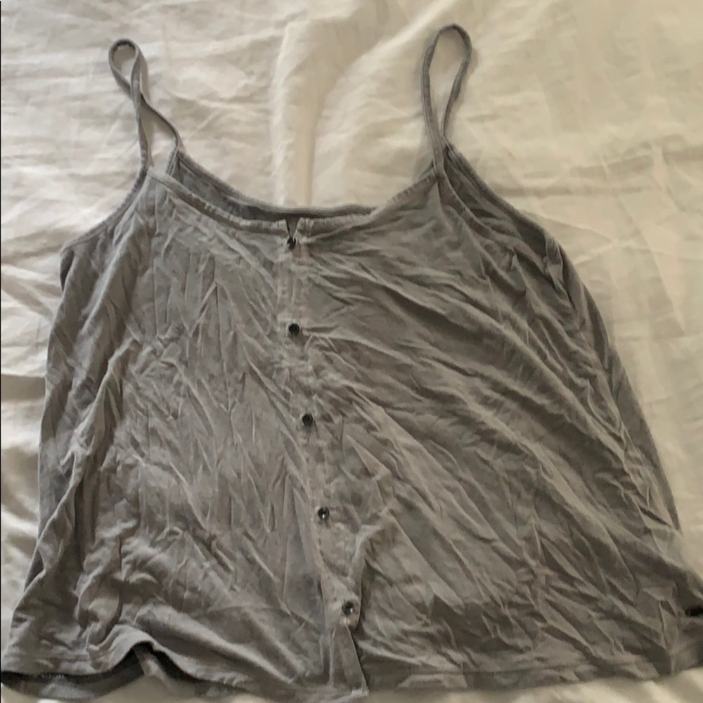 American eagle tank top with buttons